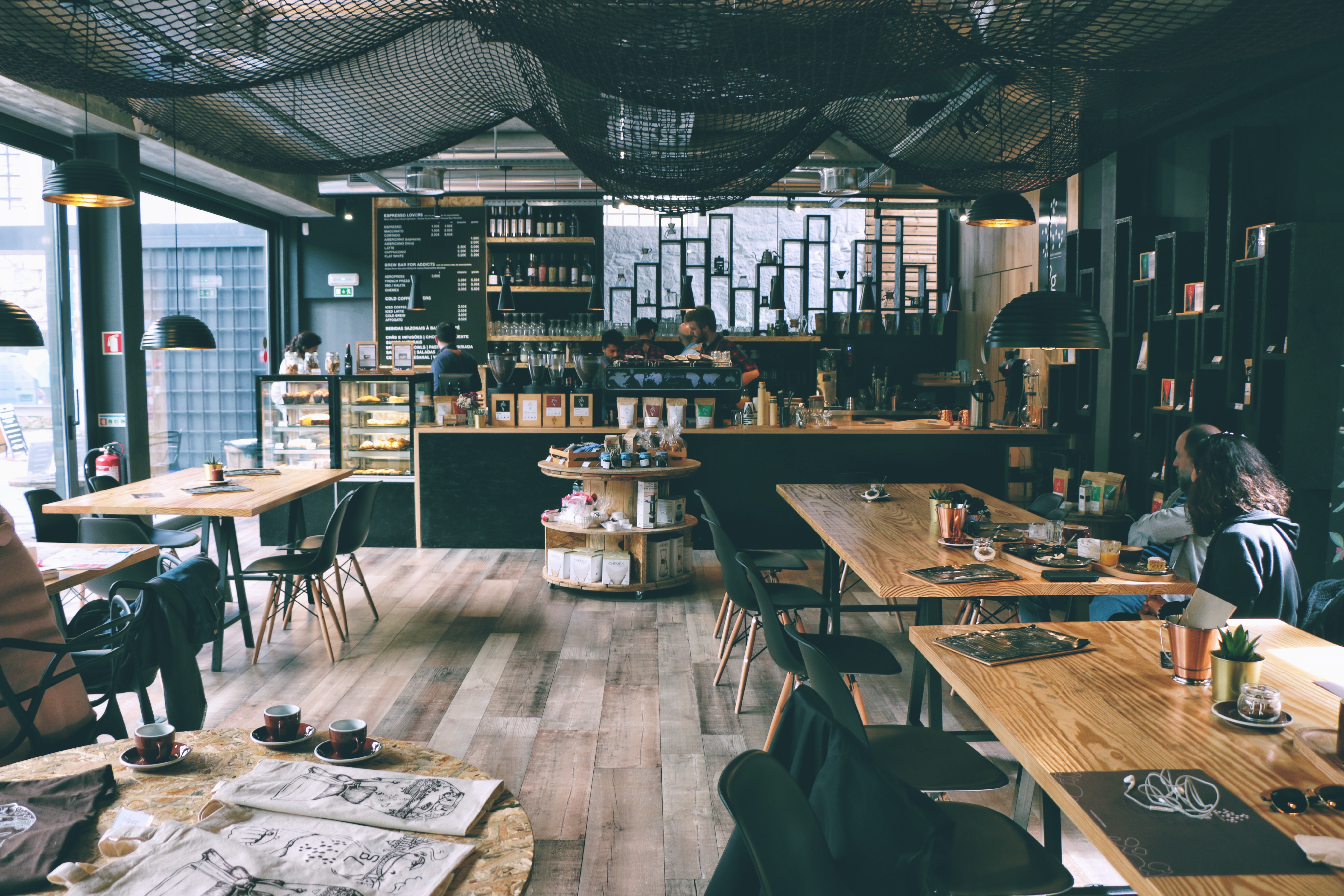 picture of inside of a coffee shop